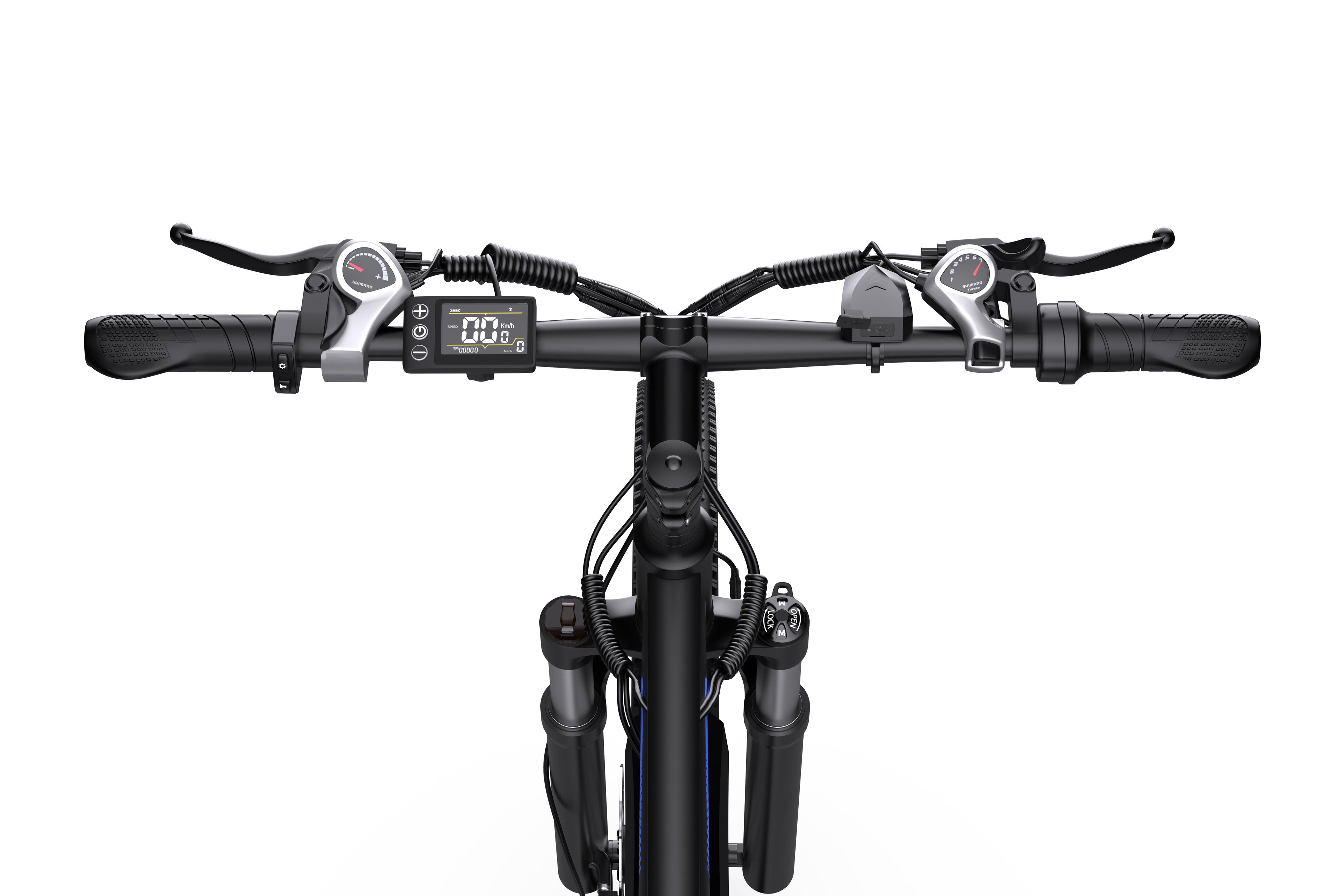 Electric Mountain Bike 750W Motor, 29-Inch Wheels, 48V Battery, Front Suspension